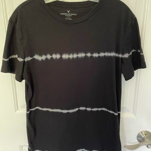 American Eagle Black Shirt Sleeve Shirt. Sz. M
